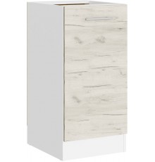 Кухонний модуль нижній Еверест Еко 400 дуб крафт білий/білий 40х46х82 см (DTM-071026)