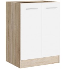 Кухонний модуль нижній Еверест Еко 600 дуб сонома/німфея альба 60х46х82 см (DTM-071042)