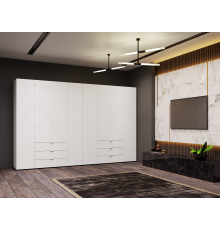 Комплект шаф для одягу Doros Гелар (2 шт.) 310х49,5х203,4 см Білий (DRS-011116)