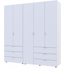 Комплект шаф для одягу Doros Гелар (2 шт.) 193,7х49,5х203,4 см Білий (DRS-011170)