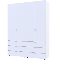 Комплект шаф для одягу Doros Гелар (2 шт.) 155х49,5х203,4 см Білий (DRS-011104)