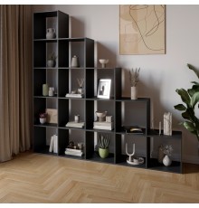 Стелаж М-ЗОН Джеко 1776 Антрацит (MZN-031009)