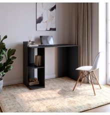 Cтіл комп'ютерний з 2 полицями М-ЗОН Джеко 1200/12 Антрацит (MZN-031021)