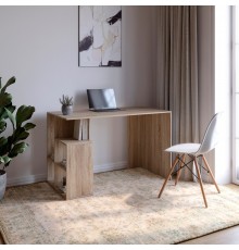 Cтіл письмовий з полицями М-ЗОН Джеко 1200/3 Сонома (MZN-031023)