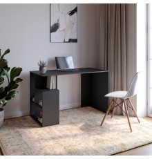 Cтіл письмовий з полицями М-ЗОН Джеко 1200/3 Антрацит (MZN-031024)