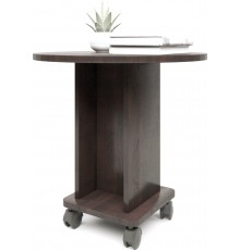 Стіл журнальний на колесах Еверест Візит венге темний (DTM-2128)
