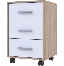 Тумба офісна Doros Т3 43х42х66,4 см Дуб сонома/Білий (DRS-011401)