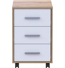 Тумба офісна Doros Т3 43х42х66,4 см Дуб евок/Білий (DRS-011446)