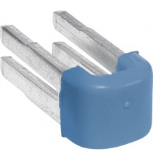 Вставна перемичка для з'єднання блоків N-клем Hager KN99N (комплект - 10 шт.) Blue