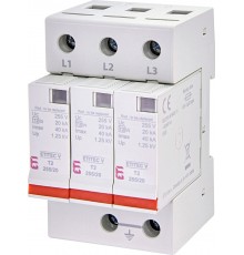 Обмежувач перенапруги ETI ETITEC V T2 255/20 (3+0) (2442955)