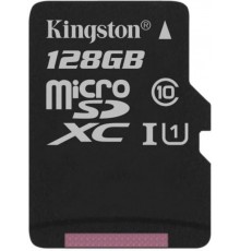 Карта пам'яті Kingston 128GB microSDXC Class 10 Canvas Select Plus 100R A1 (SDCS2/128GBSP)