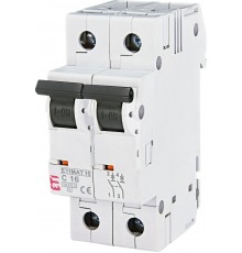 Автоматичний вимикач ETI ETIMAT 10 2p C 16А (2133716)