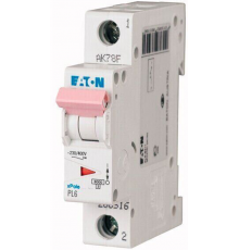 Автоматичний вимикач Eaton PL6-C10/1 (1п, 10А, C, 6кА)