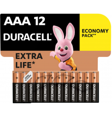 Батарейки Duracell AAA MN2400 LR03 (1,5V 12 шт) (5000394109254 / 81545432)