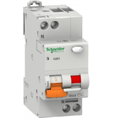 Диференціальний автомат Schneider Electric АД63 (2P, 40А, 30мА, С)