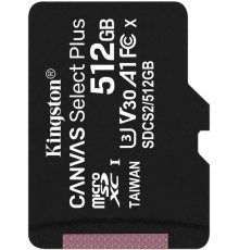 Карта пам'яті Kingston microSDXC Canvas Select Plus V30 A1 512GB (SDCS2/512GBSP)