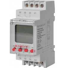 Таймер електронний двоканальний E.Next e.control.t09 White (i0310012)