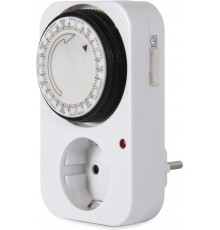 Реле часу електромеханічне розеточне тижневе E.Next e.control.t12 (i0310019)