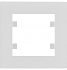 Рамка Hager WL5510 Lumina-Intens 1Х White