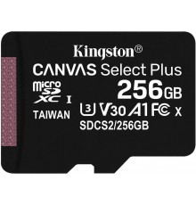 Карта пам'яті Kingston 256GB microSDXC class 10 UHS-I Canvas Select Plus (SDCS2/256GBSP)