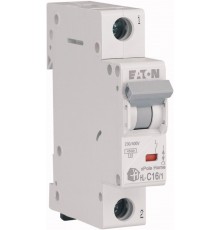 Автоматичний вимикач Eaton HL-C16/1 (1P, С, 16 А, 4.5 кА) White (194731)