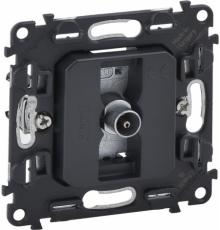 Механізм розетки Legrand Valena In`Matic TV Black (753051)