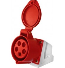 Розетка E.Next e.socket.pro.5.16 (115) 16А 380В Red (p012007)