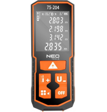 Далекомір лазерний Neo Tools 0.05–60м, ±2мм Orange (75-204)