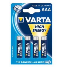 Varta High Energy AAA BLI Battery 4шт лужний (04903121414) Varta 12298
