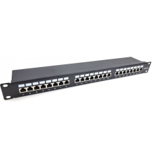 Патч-панель E-server 19", 24xRJ-45 FTP, cat. 5е, 1U (WT-2084-CAT.5E)