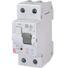 Диференціальний автоматичний вимикач ETI KZS-2M (32А, 30мA, 1P+N, 10кA, крива С, тип АC) (2173127)