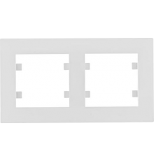 Рамка Hager WL5720 Lumina-Intens 2Х White