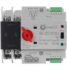 Автомат введення резерву EnerGo NRG-ATS-2P125A (2P, 230V, 125A)