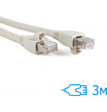Патч-корд Cablexpert 3м FTP Cat.5e литий сірий RJ45, CU (PP22-3M)