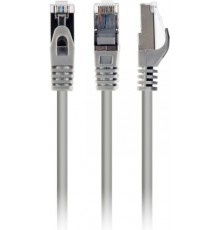 Патч-корд Cablexpert CAT6A S / FTP 1.5 м, литий, штекер із клямкою Gray (PP6A-LSZHCU-1.5M)