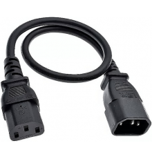 Кабель живлення Kingda С13-C14 0.3 м (PC6063-0.3m)