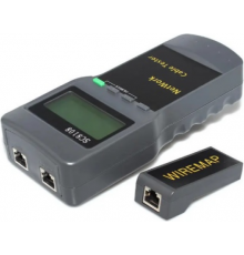 Кабельний тестер професійний Merlion YT-SC8108 RJ-45 Gray