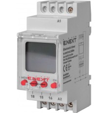 Електронний таймер E.Next e.control.t08m White (i0310034)