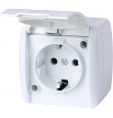 Розетка E.Next e.aqua.1231.gr з з/к White (s035056)