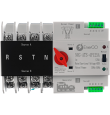 Автомат введення резерву EnerGo NRG-ATS-4P125A (4P, 400V, 125A)