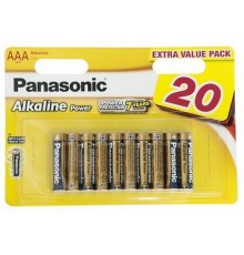 Panasonic Alkaline Power AAA BLI Battery 20pcs (LR03REB / 20BW) Panasonic 12259