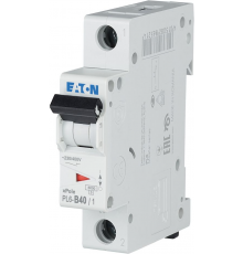 Автоматичний вимикач Eaton PL6-B40/1 (1P, В, 40 А, 6 кА) White (286525)