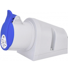 Розетка настінна ETI EZ-3232 (32A, 230V, 2P+PE) White (4482037)