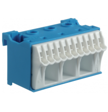 Клемний блок N Hager KN14N QiuckConnect, 63A Blue