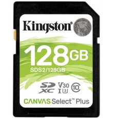 Карта пам'яті Kingston SDXC Canvas Select Plus Class 10 U3 V30 128GB (SDS2/128GB)