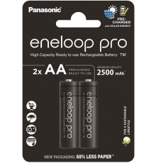 Акумулятор Panasonic Eneloop Pro AA 2500mAh (1,2V 2 шт) (BK-3HCDE/2CP)