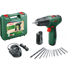 Акумуляторний дриль/шурупокрут Bosch EasyDrill 1200 + набір свердл і біт Green (0.603.9D3.007)