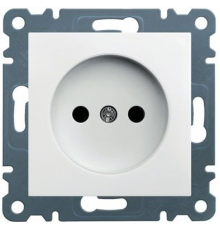 Розетка Hager WL1010 Lumina-2 White