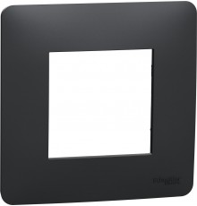 Рамка 1-постова Schneider Electric Unica New Studio антрацит (NU200254)