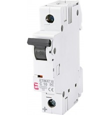 Автоматичний вимикач ETI 10-DC 1p C10 6kA (2137714)
